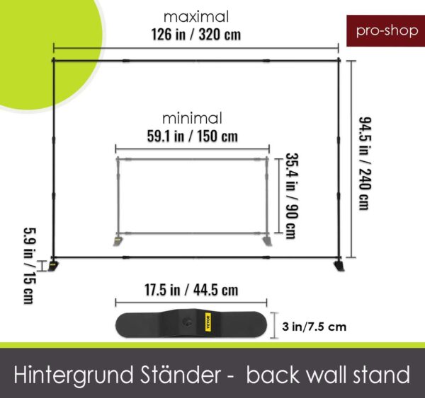 Hintergrund Ständer WaxSand