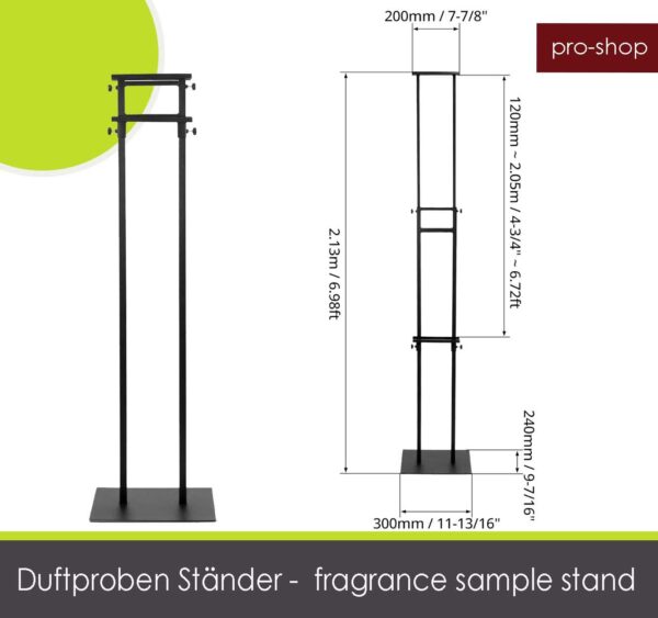 Ständer für Duftproben