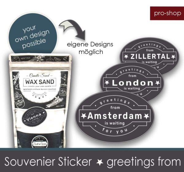 Souvenier Sticker WaxSand