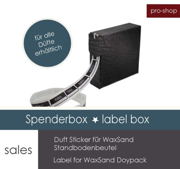 WaxSand Duft Label